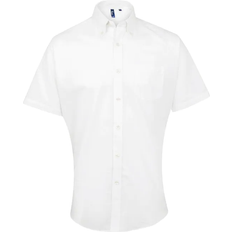 Premier Signature Oxford Short Sleeve Work Shirt - White