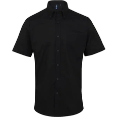 Premier Signature Oxford Short Sleeve Work Shirt - Black