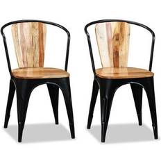 vidaXL 244598 Køkkenstol 80cm 2stk