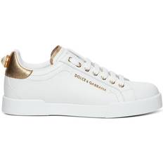 Dolce & Gabbana Calfskin Nappa Portofino W - White/Gold