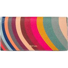 Back Pocket Clutches Paul Smith Leather Tri-Fold Purse - Swirl