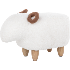 Poufs Beliani Lamb Puff