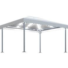vidaXL Gazebo with String Lights