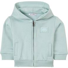 9-12M - Girls Hoodies Children's Clothing Dolce & Gabbana Logo Hoodie - Pale blue