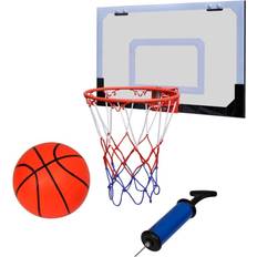 vidaXL Indoor Mini Basketball Hoop Set With Ball And Pump