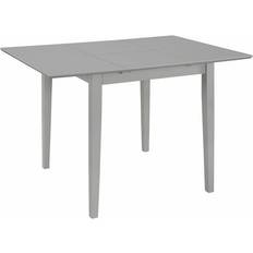 Gris Tables à manger vidaXL Extendable Table à manger 80x120cm