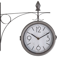 Silver Wall Clocks Beliani Romont Wall Clock 34cm