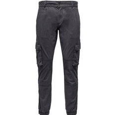 Cargo Trousers Only & Sons Cam Stage Cargo Cuff Pant - Grey