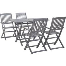 vidaXL 278921 Juego de comedor de patio, 1 Mesa incl. 4 Sillas