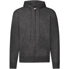 Fruit of the Loom Hooded Sweatshirt - Dark Heather