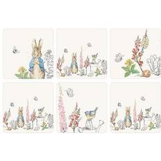 Non-Slip Coasters Peter Rabbit Classic Coaster 6pcs