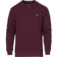 Lyle & Scott Ventilerande Kläder Lyle & Scott Cotton Crew Neck Sweatshirt - Burgundy