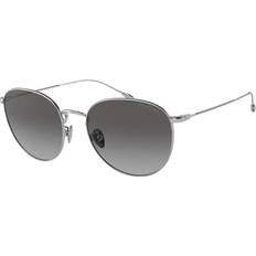 Giorgio Armani Mujer Sunglass AR6114 - Color del Marco Plateado