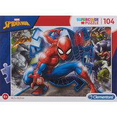 Clementoni Supercolor Puzzle Marvel Spider Man 104 Bitar