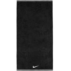 Serviettes de bain Nike Fundamental Serviette de bain Noir (120x60cm)
