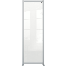 Silver Skrivbordsskärmar Nobo Premium Plus Clear Acrylic Protective Room Divider Screen Modular System