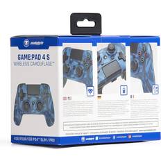 Snakebyte 4S Wireless Gamepad (PS4/PS3) - Blue Camouflage