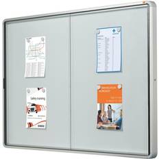 Magnetisch Pinnwände Nobo Premium Plus Magnetic Lockable Notice Board 18xA4