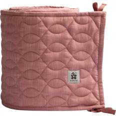 Røde Sengetilbehør Sebra Quilted Baby Bumper 26x360cm