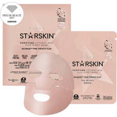 Niacinamide Maschere Viso Starskin Silkmud Pink French Clay Purifying Liftaway Mud Face Sheet Mask