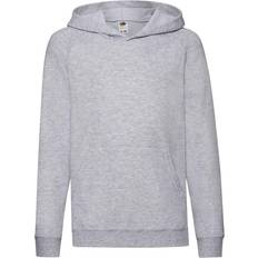 Fruit of the Loom Kid's Lightweight Hooded Sweatshirt - Heather Grey