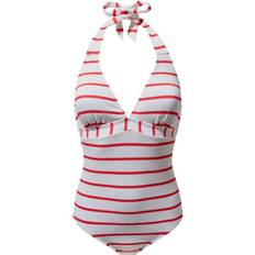 Rayé Maillots de bain Craghoppers Briganha Nosilife One Piece Swimsuit - Rouge