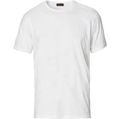 Stenströms Herre T-skjorter Stenströms Solid Cotton T-shirt - White