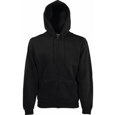 Premium 70/30 Zip-Up Hoodie - Black