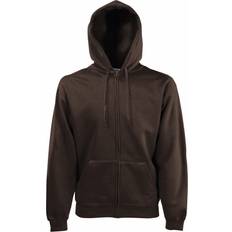 Fruit of the Loom Premium 70/30 Zip-Up Hoodie - Chocolate