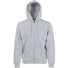 Fruit of the Loom Premium 70/30 Zip-Up Hoodie - Heather Grey