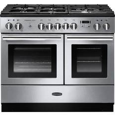 100cm - 32A Gas Cookers Rangemaster PROPL100FXDFFSS/C Professional Plus FX 100cm Dual Fuel Stainless Steel