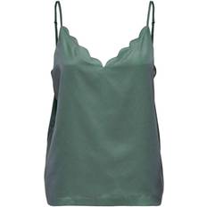 Only Debbie Singlet Wvn Green Female