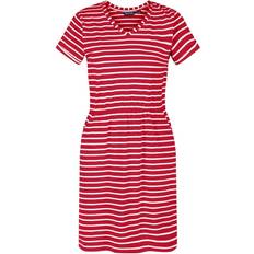 Regatta Women's Havilah Jersey Coolweave Dress - True Red White Stripe