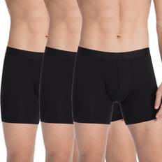 3 pack calida natural benefit boxer Calida Natural Benefit Longer Leg Boxer 3-pack - Black