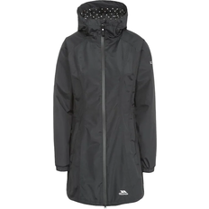 Women's Waterproof Jacket Long Length Daytrip - Black