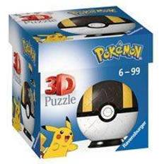 3D-Puzzles Ravensburger Pokemon 3D Puzzle Pokéballs Ultra Ball 54 Pieces