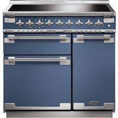 Blue range cooker 90cm Rangemaster ELS90EISB/ Elise 90cm Induction Stone Blue