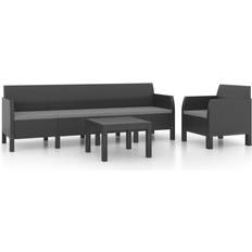 vidaXL 3079674 Loungeset, 1 Bord inkl. 1 Stolar & 1 Soffor