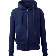 Anthem Organic Full Zip Hoodie - Oxford Navy