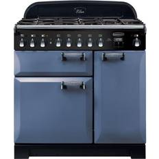 Rangemaster ELA90DFFSB/ Elan Deluxe 90cm Dual Fuel Stone Blue