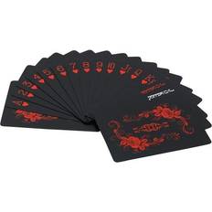 Svart kortlek Card Game Poker Size Black - Red