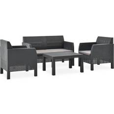 vidaXL 3067234 Loungesæt, 1 borde inkl. 2 stole & 1 sofaer