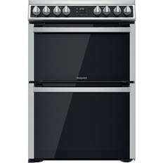 Hotpoint 60cm Ceramic Cookers Hotpoint HDM67V8D2CX/UK Stainless Steel