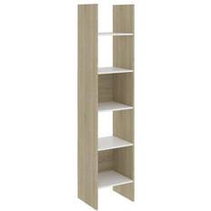 White Shelves vidaXL Rack Standing Cabinet Book Shelf 180cm