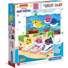 Clementoni Baby Shark Supercolor 2x20 Pieces