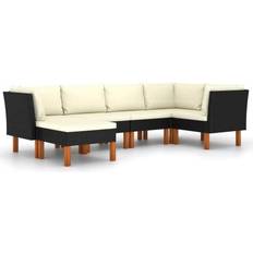 vidaXL 3059734 Loungeset, Bord inkl. 5 Soffor