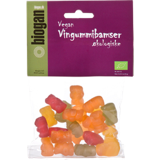 Citron/lime Slik Biogan Vegan Vingummibamser 75g