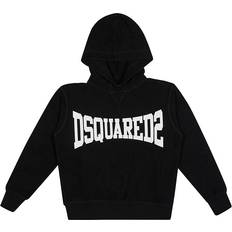 DSquared2 Kid's Boxer Logo Hooded Sweatshirt - Black (DQ0071D005UJDQ900)