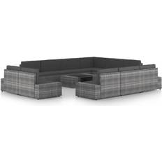 Loungeset på rea vidaXL 3067179 Loungeset, 1 Bord inkl. 11 Soffor