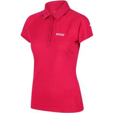 Merino Wool Polo Shirts Regatta Women's Kalter Short Sleeve Polo Shirt - Dark Cerise